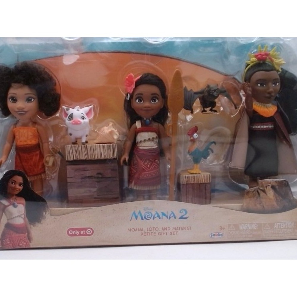 Disney -  Moana 2 6" Moana, Loto & Matangi Petite Gift Set,‎ BRAND NEW IN BOX